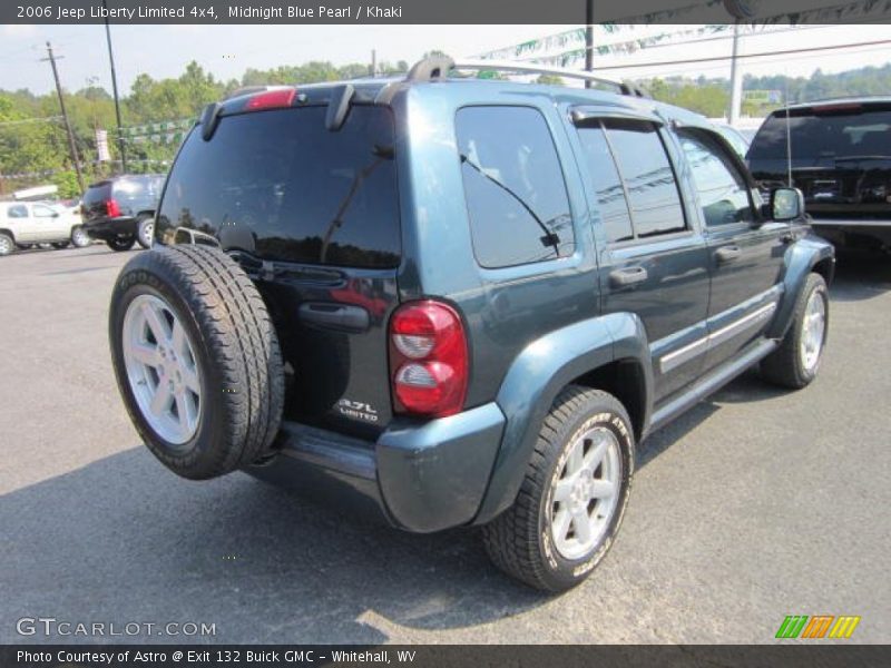 Midnight Blue Pearl / Khaki 2006 Jeep Liberty Limited 4x4