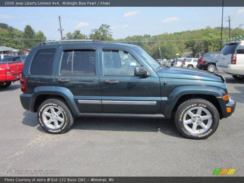 Midnight Blue Pearl / Khaki 2006 Jeep Liberty Limited 4x4