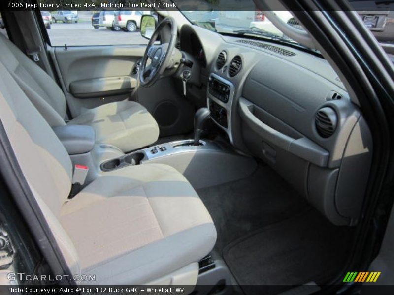 Midnight Blue Pearl / Khaki 2006 Jeep Liberty Limited 4x4