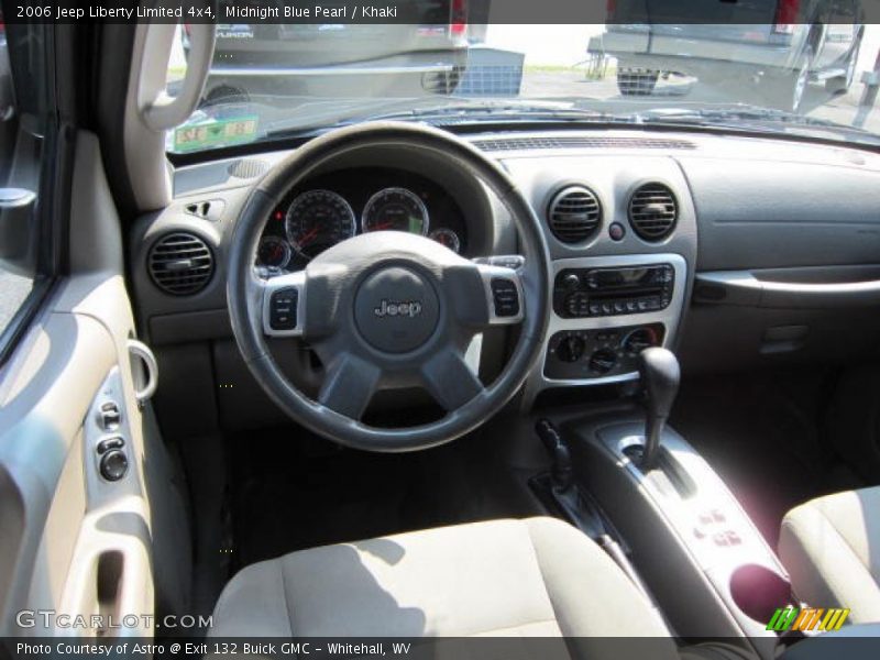 Midnight Blue Pearl / Khaki 2006 Jeep Liberty Limited 4x4