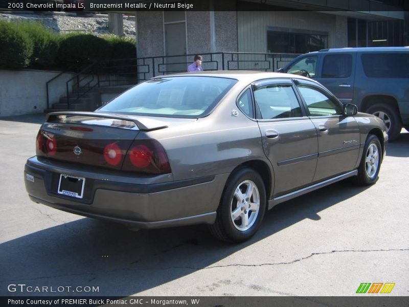 Bronzemist Metallic / Neutral Beige 2003 Chevrolet Impala LS