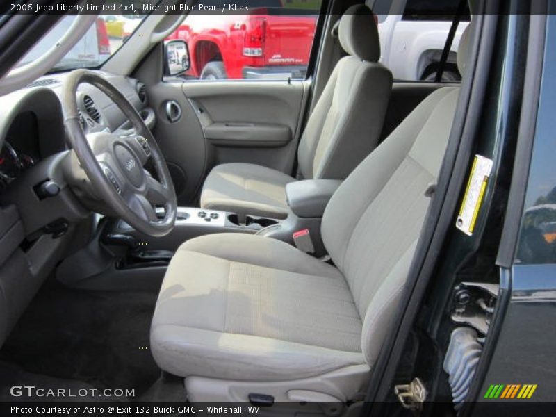 Midnight Blue Pearl / Khaki 2006 Jeep Liberty Limited 4x4