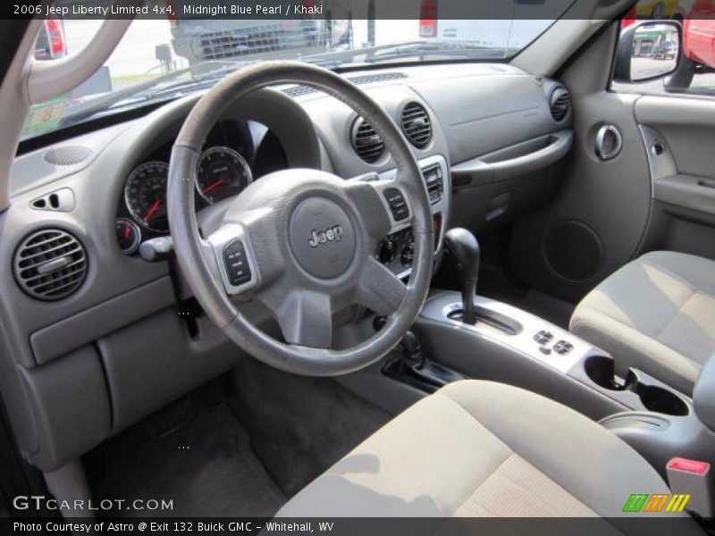 Midnight Blue Pearl / Khaki 2006 Jeep Liberty Limited 4x4