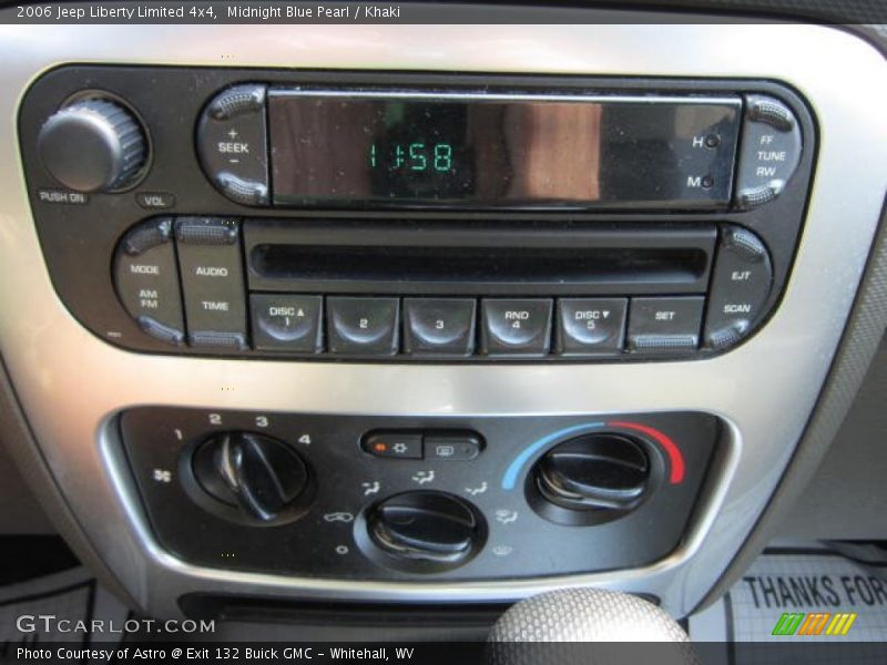 Midnight Blue Pearl / Khaki 2006 Jeep Liberty Limited 4x4