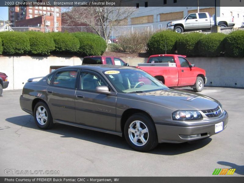 Bronzemist Metallic / Neutral Beige 2003 Chevrolet Impala LS