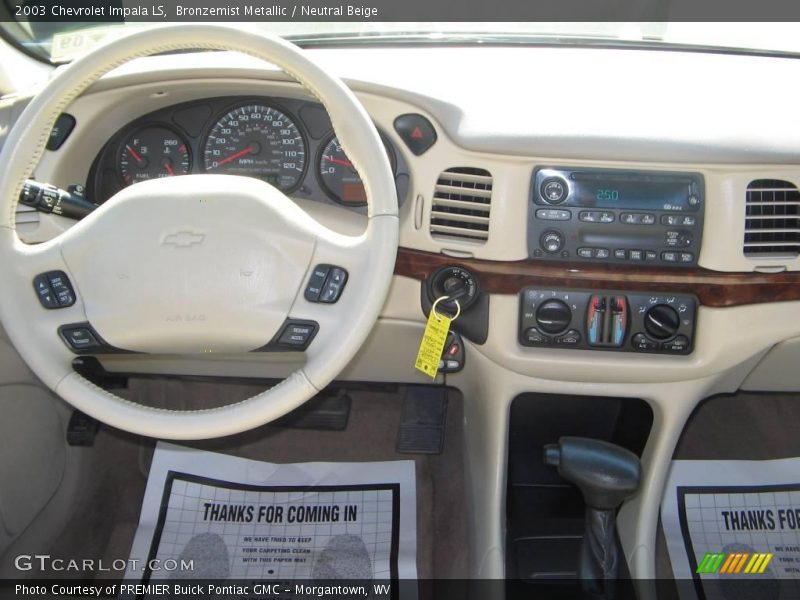 Bronzemist Metallic / Neutral Beige 2003 Chevrolet Impala LS