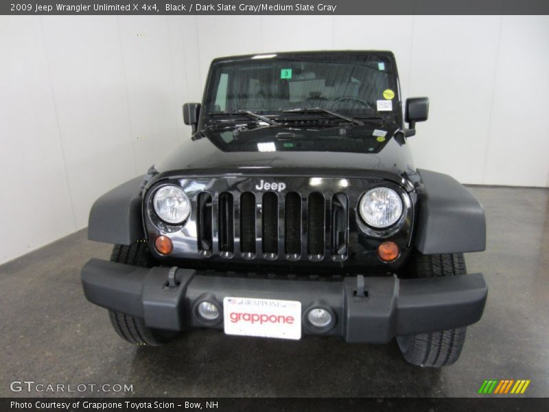 Black / Dark Slate Gray/Medium Slate Gray 2009 Jeep Wrangler Unlimited X 4x4