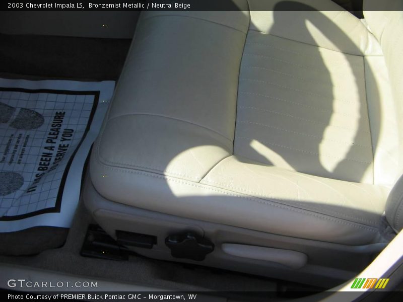 Bronzemist Metallic / Neutral Beige 2003 Chevrolet Impala LS