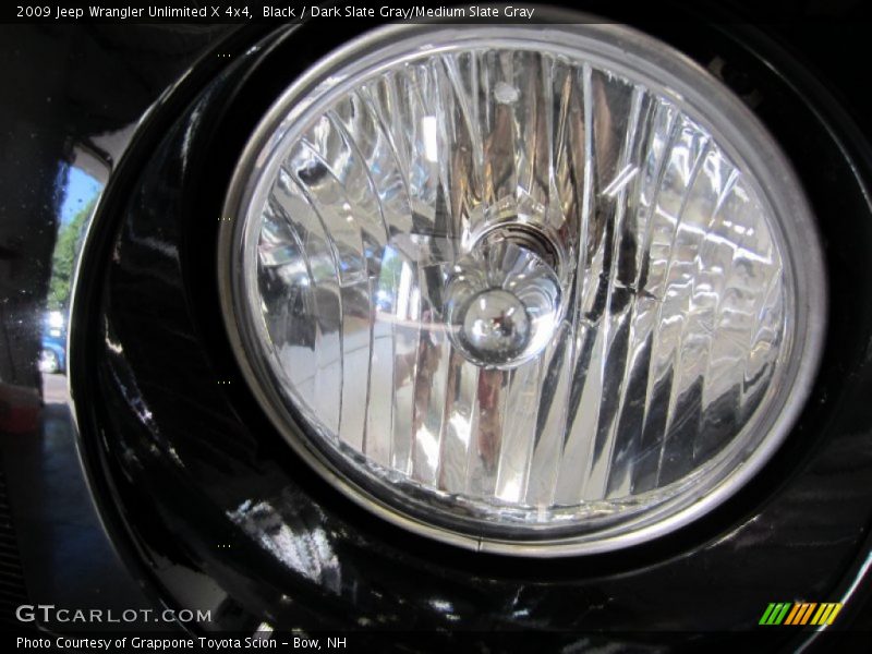 Black / Dark Slate Gray/Medium Slate Gray 2009 Jeep Wrangler Unlimited X 4x4