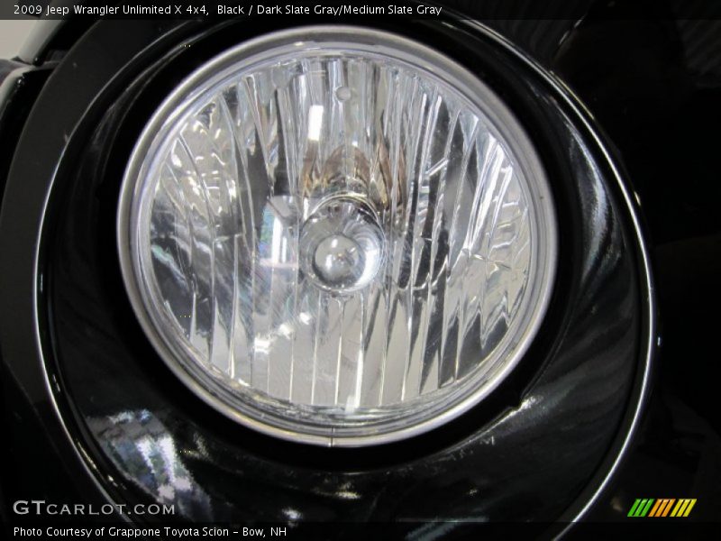 Black / Dark Slate Gray/Medium Slate Gray 2009 Jeep Wrangler Unlimited X 4x4