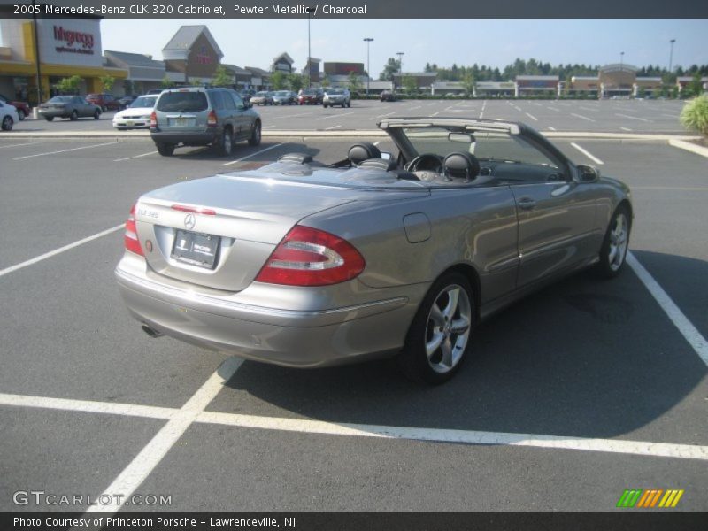 Pewter Metallic / Charcoal 2005 Mercedes-Benz CLK 320 Cabriolet
