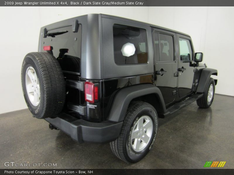 Black / Dark Slate Gray/Medium Slate Gray 2009 Jeep Wrangler Unlimited X 4x4