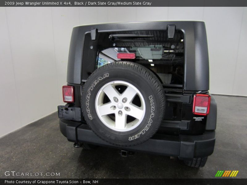 Black / Dark Slate Gray/Medium Slate Gray 2009 Jeep Wrangler Unlimited X 4x4