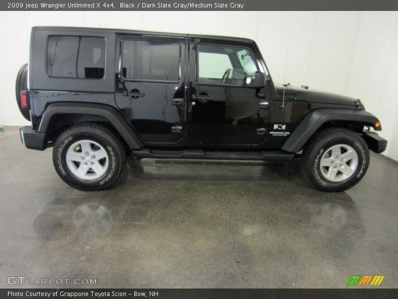Black / Dark Slate Gray/Medium Slate Gray 2009 Jeep Wrangler Unlimited X 4x4