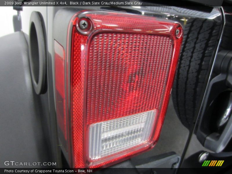 Black / Dark Slate Gray/Medium Slate Gray 2009 Jeep Wrangler Unlimited X 4x4