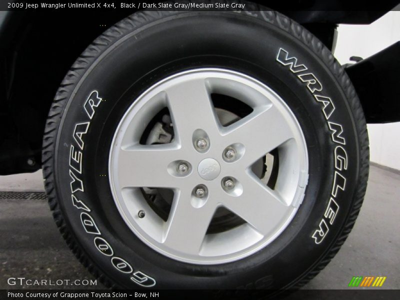 Black / Dark Slate Gray/Medium Slate Gray 2009 Jeep Wrangler Unlimited X 4x4
