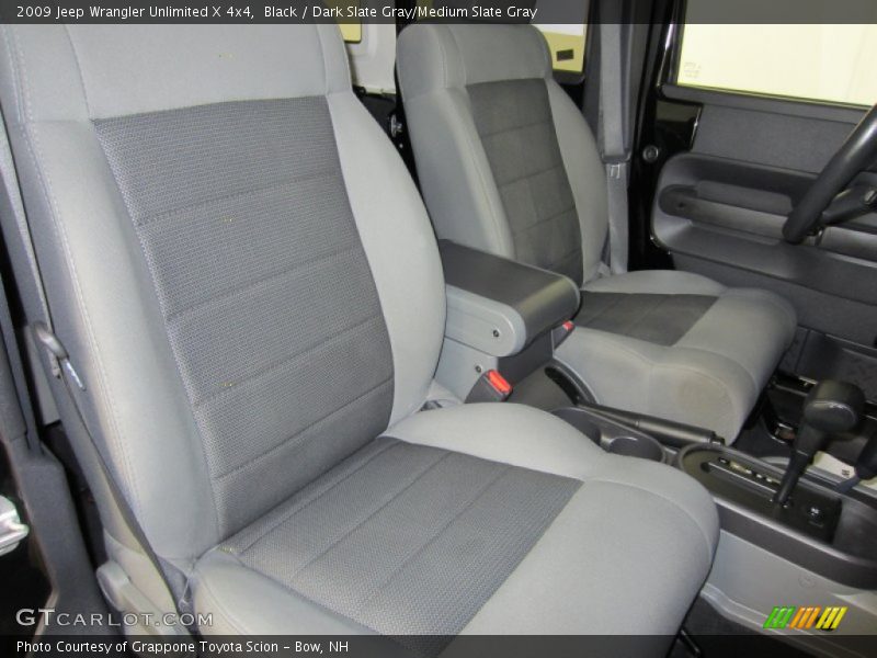 Black / Dark Slate Gray/Medium Slate Gray 2009 Jeep Wrangler Unlimited X 4x4