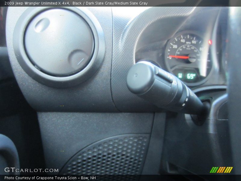 Black / Dark Slate Gray/Medium Slate Gray 2009 Jeep Wrangler Unlimited X 4x4