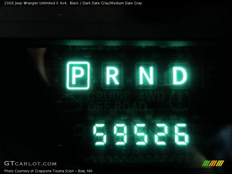 Black / Dark Slate Gray/Medium Slate Gray 2009 Jeep Wrangler Unlimited X 4x4