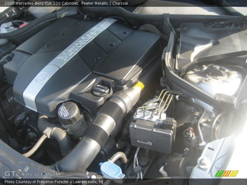 Pewter Metallic / Charcoal 2005 Mercedes-Benz CLK 320 Cabriolet