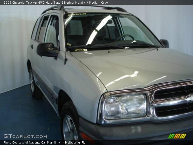 Silverleaf Metallic / Medium Gray 2003 Chevrolet Tracker 4WD Hard Top