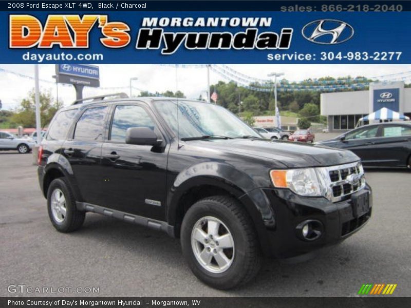 Black / Charcoal 2008 Ford Escape XLT 4WD
