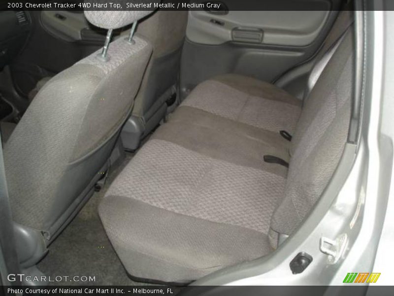 Silverleaf Metallic / Medium Gray 2003 Chevrolet Tracker 4WD Hard Top