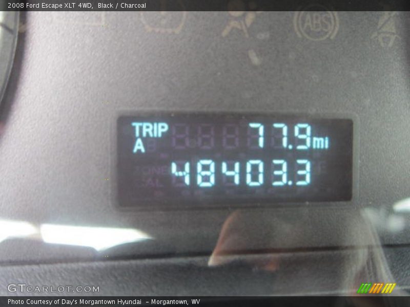 Black / Charcoal 2008 Ford Escape XLT 4WD