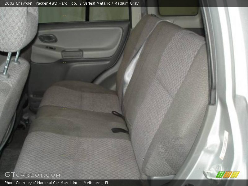 Silverleaf Metallic / Medium Gray 2003 Chevrolet Tracker 4WD Hard Top