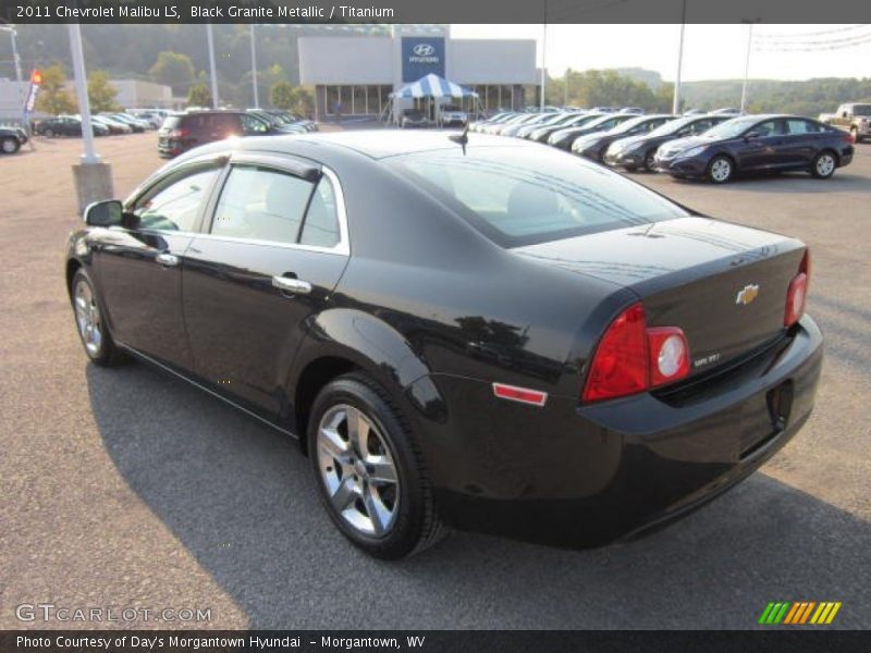 Black Granite Metallic / Titanium 2011 Chevrolet Malibu LS