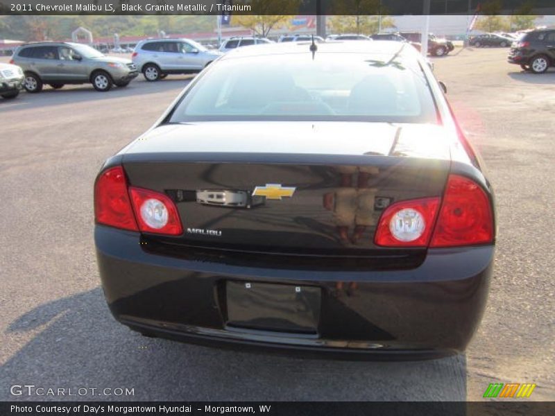 Black Granite Metallic / Titanium 2011 Chevrolet Malibu LS
