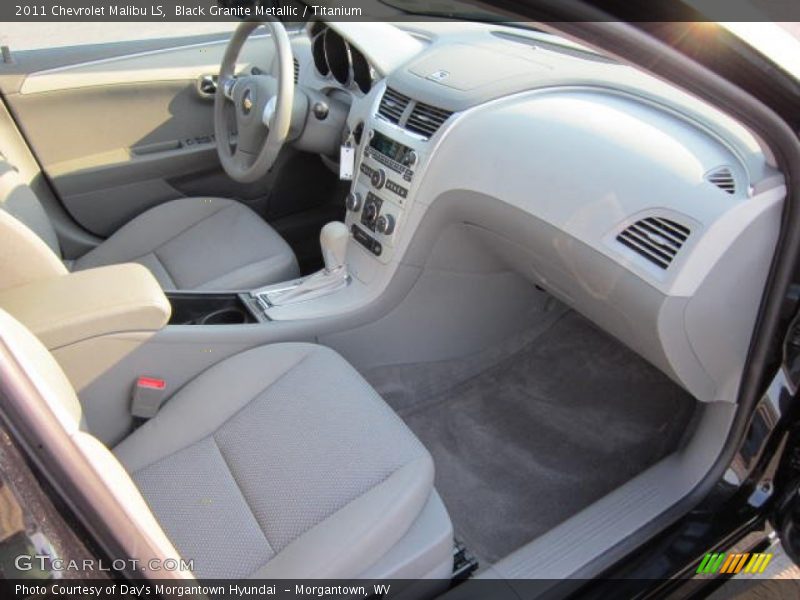 Black Granite Metallic / Titanium 2011 Chevrolet Malibu LS