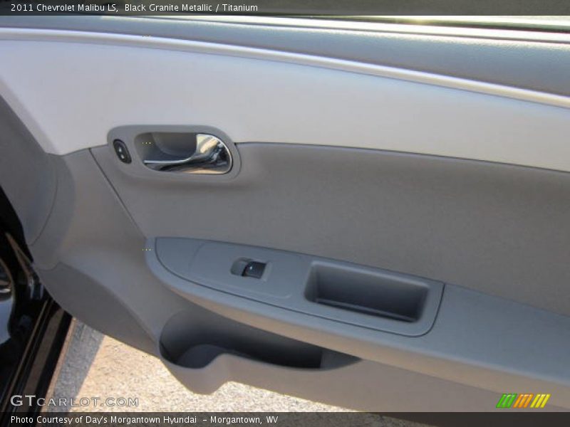 Black Granite Metallic / Titanium 2011 Chevrolet Malibu LS