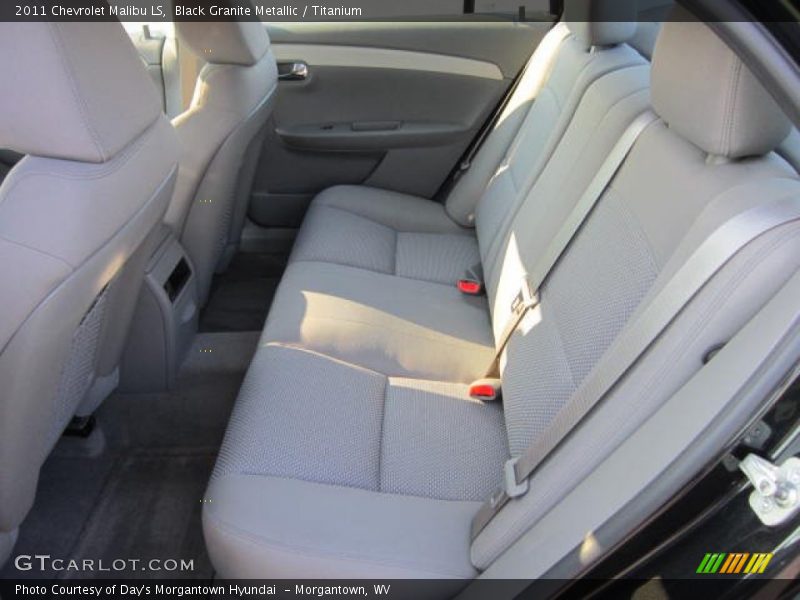 Black Granite Metallic / Titanium 2011 Chevrolet Malibu LS