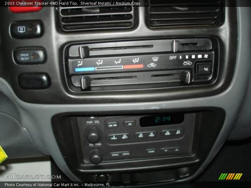 Silverleaf Metallic / Medium Gray 2003 Chevrolet Tracker 4WD Hard Top