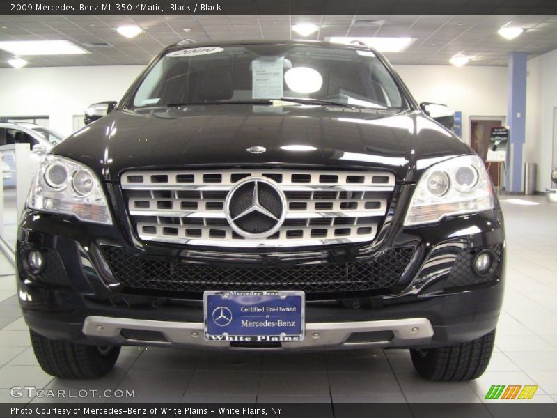 Black / Black 2009 Mercedes-Benz ML 350 4Matic