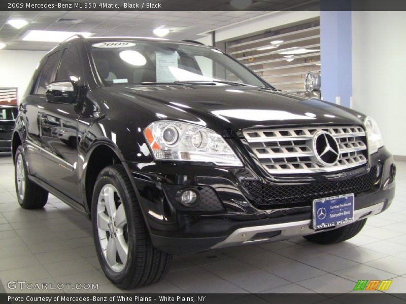 Black / Black 2009 Mercedes-Benz ML 350 4Matic