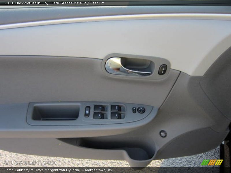 Black Granite Metallic / Titanium 2011 Chevrolet Malibu LS