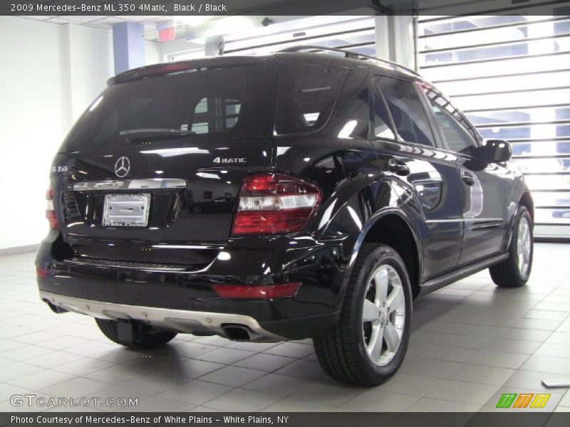 Black / Black 2009 Mercedes-Benz ML 350 4Matic