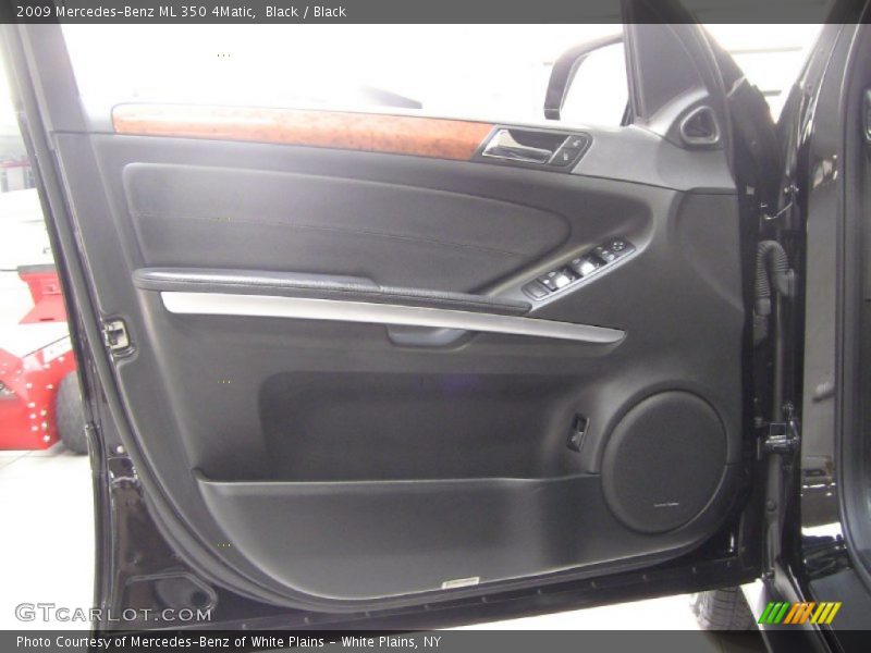 Black / Black 2009 Mercedes-Benz ML 350 4Matic