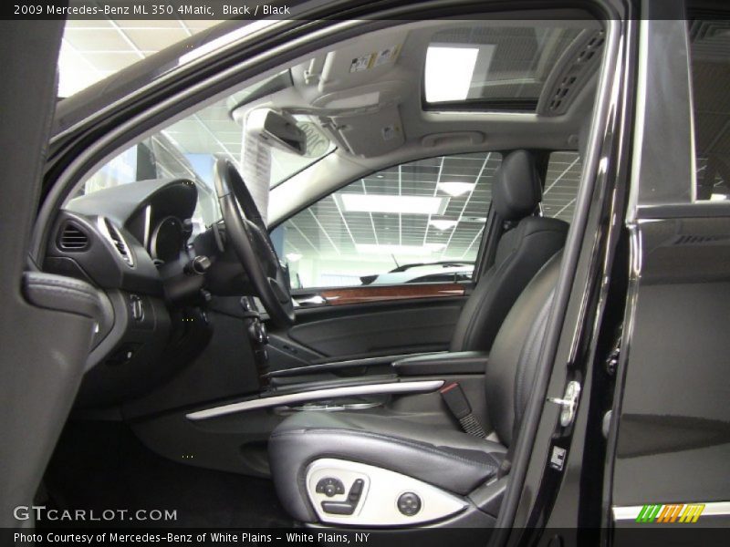 Black / Black 2009 Mercedes-Benz ML 350 4Matic