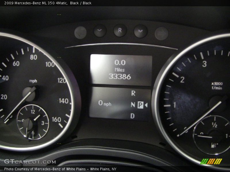 Black / Black 2009 Mercedes-Benz ML 350 4Matic