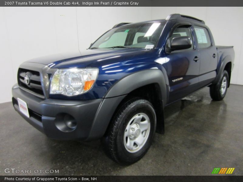 Indigo Ink Pearl / Graphite Gray 2007 Toyota Tacoma V6 Double Cab 4x4