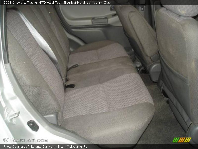 Silverleaf Metallic / Medium Gray 2003 Chevrolet Tracker 4WD Hard Top