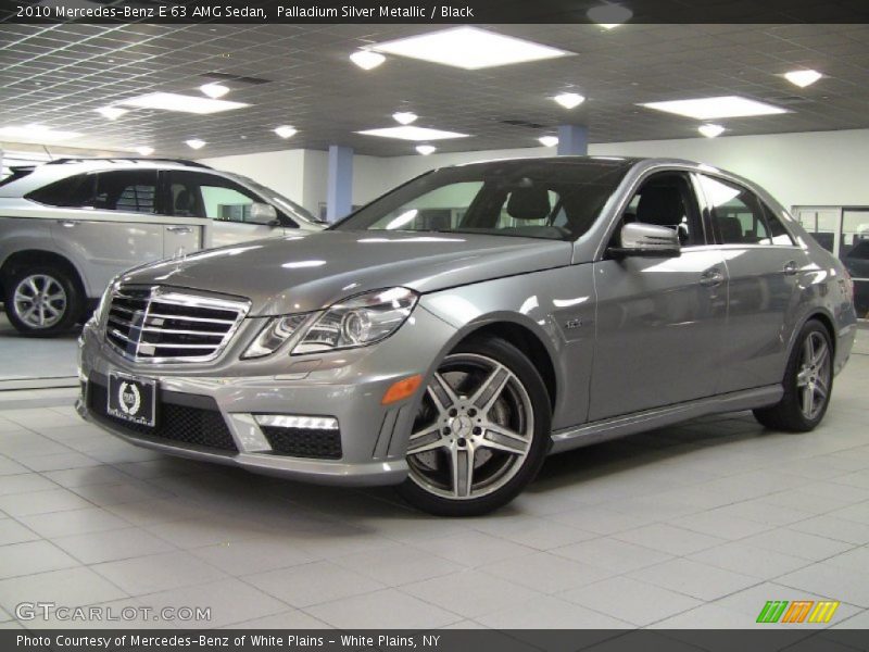 Palladium Silver Metallic / Black 2010 Mercedes-Benz E 63 AMG Sedan