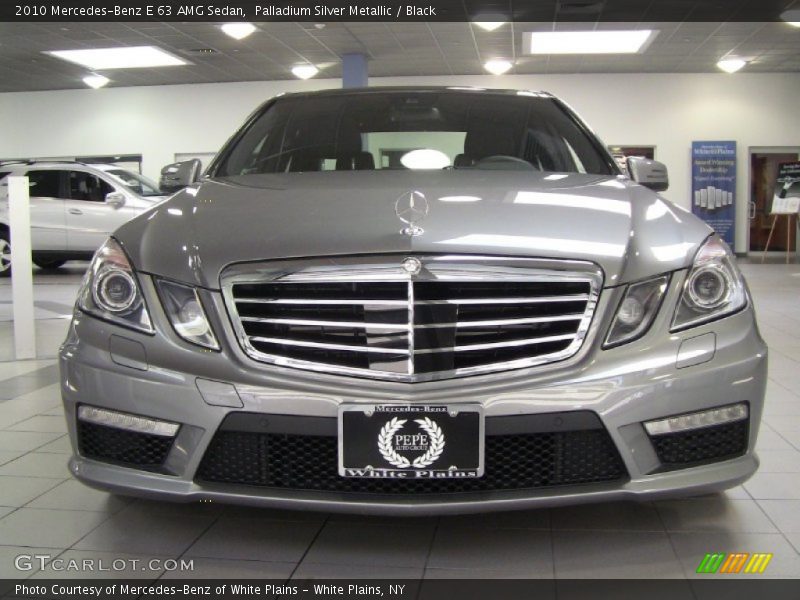 Palladium Silver Metallic / Black 2010 Mercedes-Benz E 63 AMG Sedan