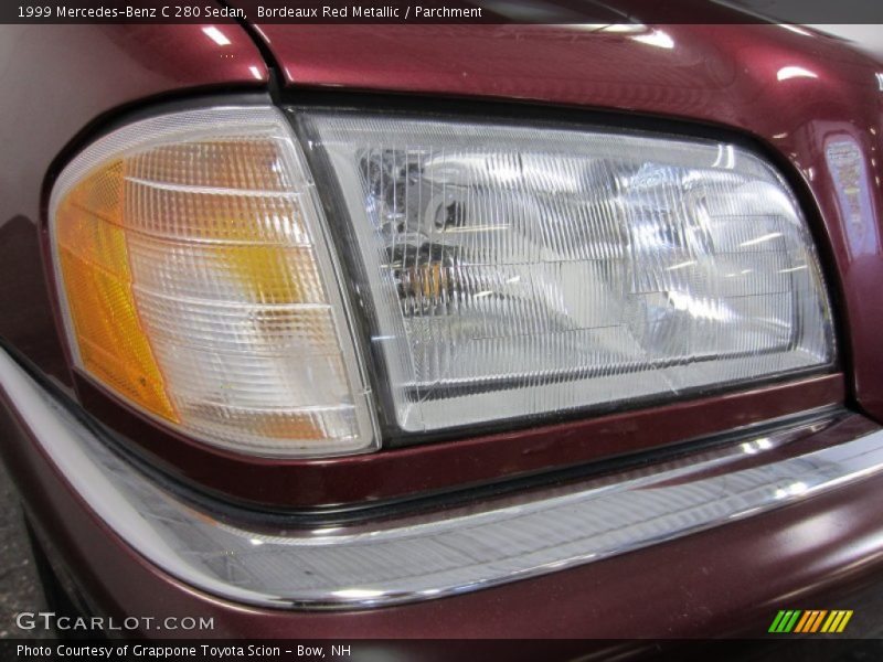 Bordeaux Red Metallic / Parchment 1999 Mercedes-Benz C 280 Sedan