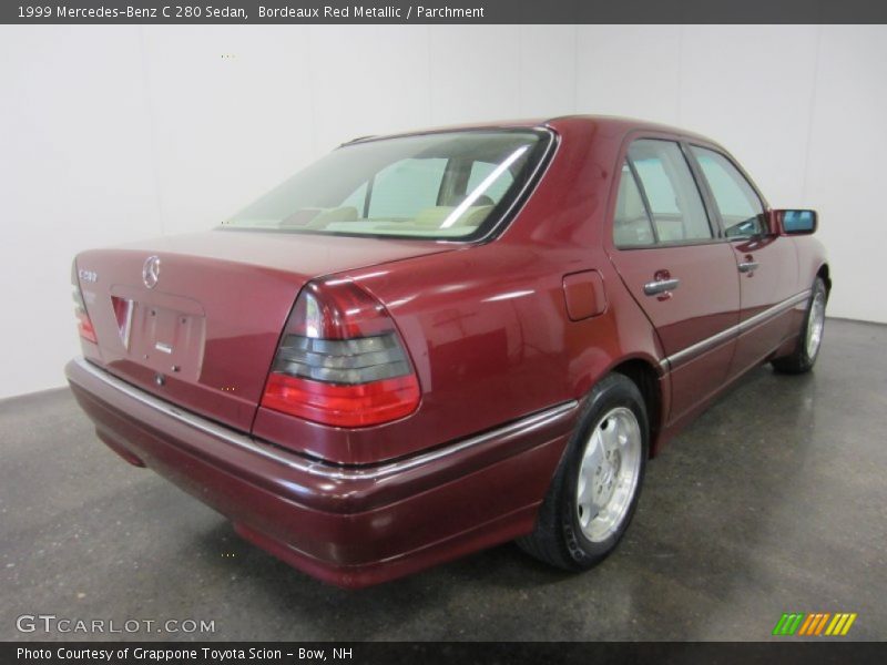 Bordeaux Red Metallic / Parchment 1999 Mercedes-Benz C 280 Sedan