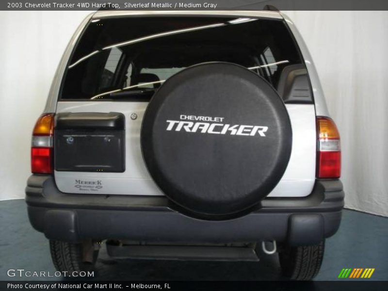 Silverleaf Metallic / Medium Gray 2003 Chevrolet Tracker 4WD Hard Top