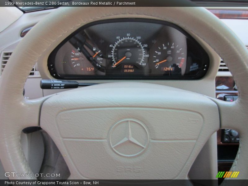 Bordeaux Red Metallic / Parchment 1999 Mercedes-Benz C 280 Sedan